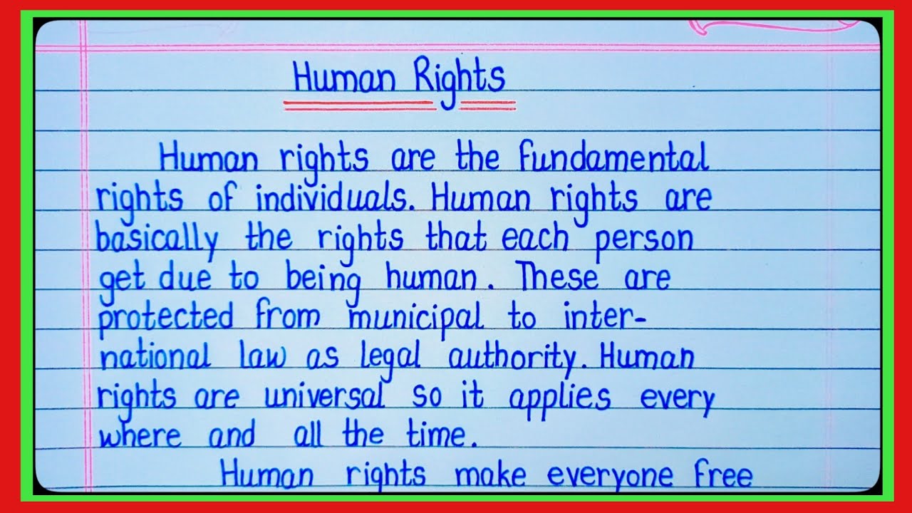 essay on human rights upsc