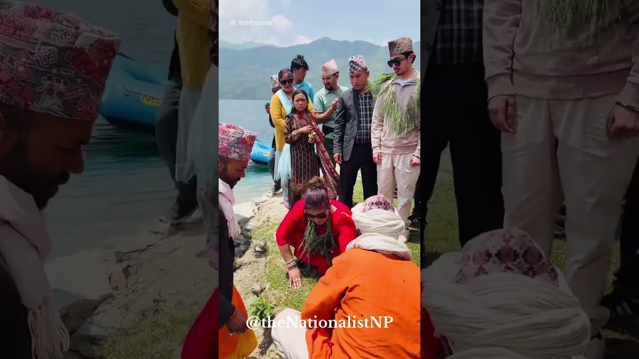 Prince Hridayendra and Crown Princess Himani at Rara lake, Nepal