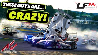 Assetto Corsa | What a BONKERS Race! LFM LMP3 @ Le Mans 24H