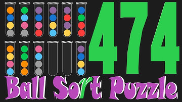 Ball Sort Puzzle Level 474 🎯No Extra Tubes😂Game Walkthrough😘 Stay Home And Fun Play #WithMe