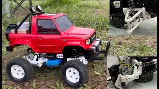 3D PRINTING TAMIYA MITSUBISHI PAJERO UPGRADES  TEST ( 1/10 RC NO:58727 )