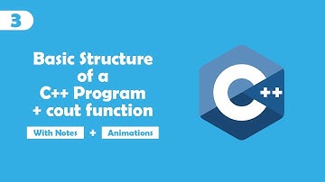Basic structure of C++ program and cout function in C++ | C++ Course in Urdu Hindi | Lecture 3.