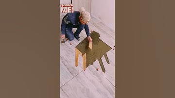 Incredible 3D Chair-Shaped Floor Tiling | Advanced Tiling Masterpiece! #3DFloorTiling #AmazingDesign