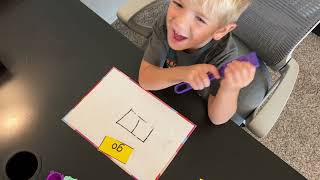 Hearing Sounds- Elkonin Boxes and Magnetic Wands