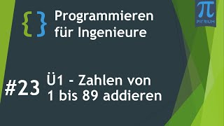 👩‍🎓 Python Übung 1: Zahlen addieren #23