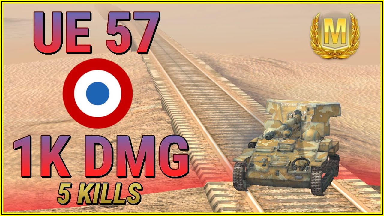 Small but DEADLY! 1K DAMAGE with French Renault UE 57 | WoT Blitz Replays