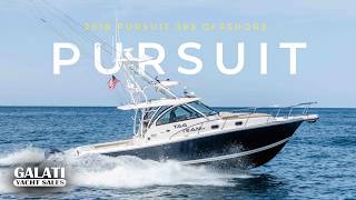 2018 Pursuit 385 Offshore “Tag Team” for sale | Triple Yamaha 350s + Seakeeper