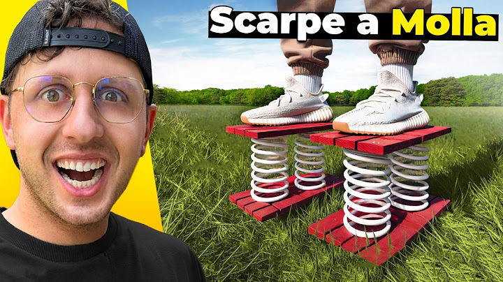 Ho costruito delle SCARPE A MOLLA