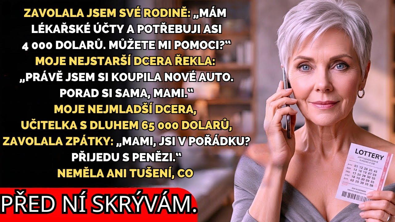 Seděla jsem u kuchyňského stolu a držela v ruce výherní los za 68 milionů dolarů. Kolem mě byl tichý, prázdný dům a dvě dcery, které jsem už měsíce neviděla. Tak jsem se rozhodla, že je vyzkouším....