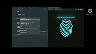 Tutorial for making finger print button stamp using html,CSS coding animated