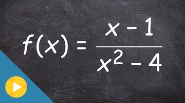 How to find all of the intercepts and asymptotes of a rational equation