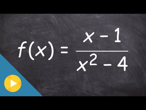 How to find all of the intercepts and asymptotes of a rational equation