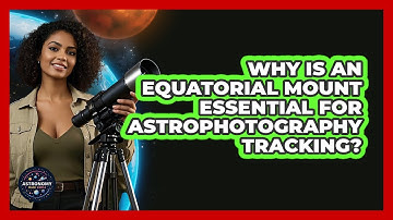 Why Is An Equatorial Mount Essential For Astrophotography Tracking? - Astronomy Made Simple