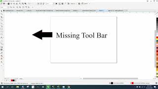 Corel Draw Tips & Tricks Missing all your tools in Tool Bar