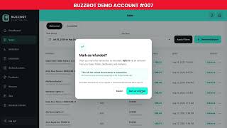 How To Mark Order As Refunded In Buzzbot Software