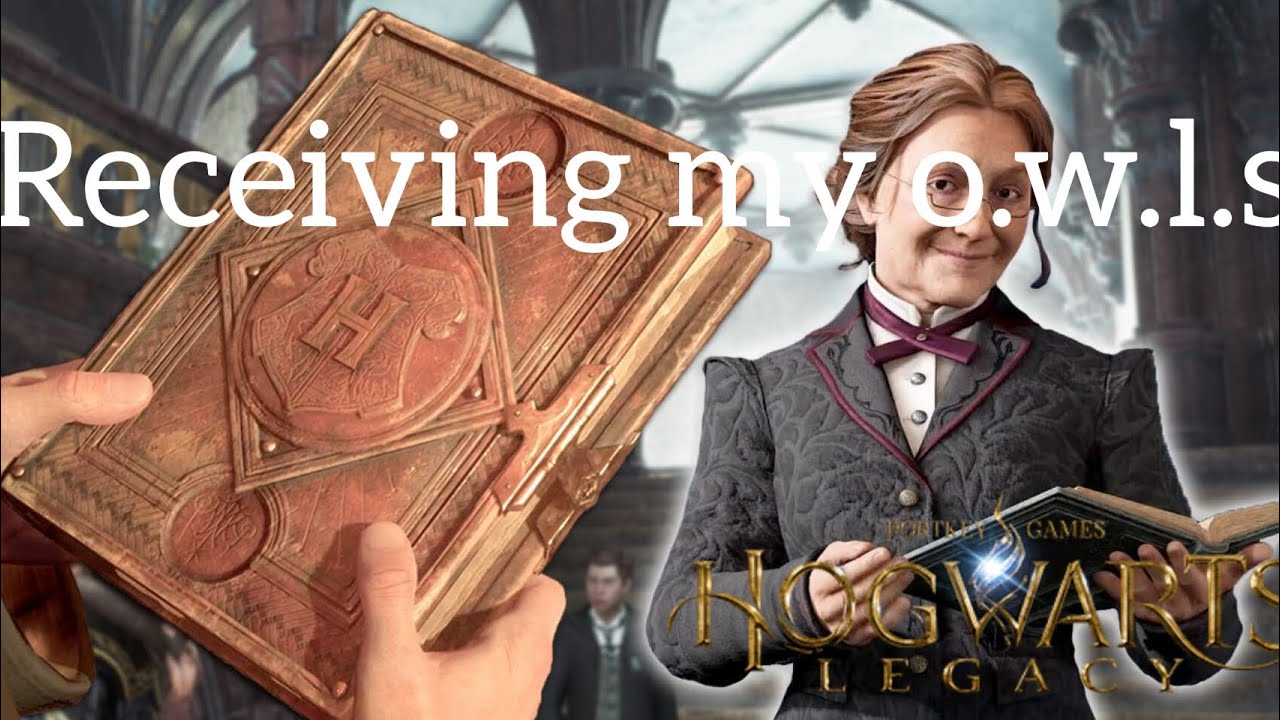 FINALLY RECEIVING MY O.W..L.S IN HOGWARTS LEGACY