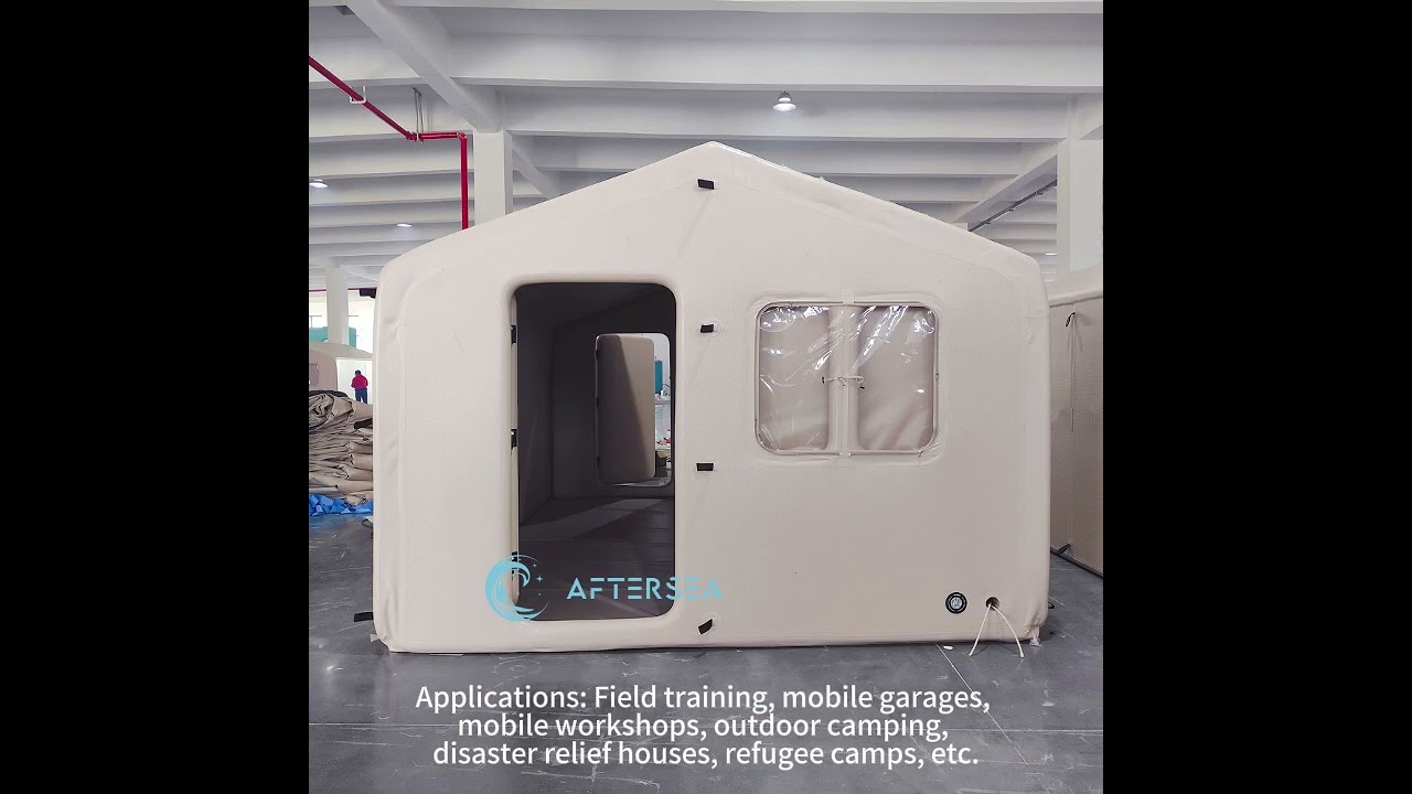 Inflatable mobile house 