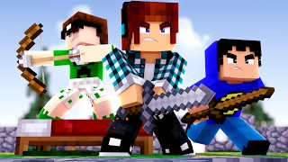Minecraft - DEFEND YOUR BED WITH TAZERCRAFT!! (Bed Wars) screenshot 1