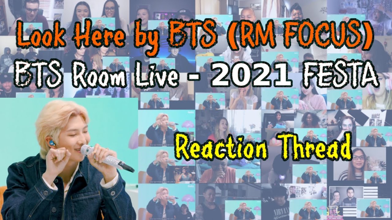Look Here | RM Rap Verse (BTS Room Live - 2021 FESTA) | Reaction Thread