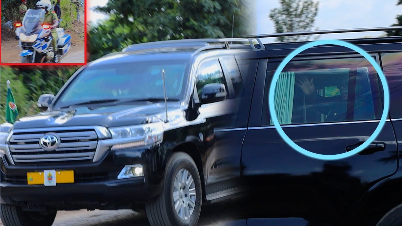 TAZAMA MSAFARA WA RAIS SAMIA UKIONDOKA NYUMBANI KWA HAYATI LOWASSA