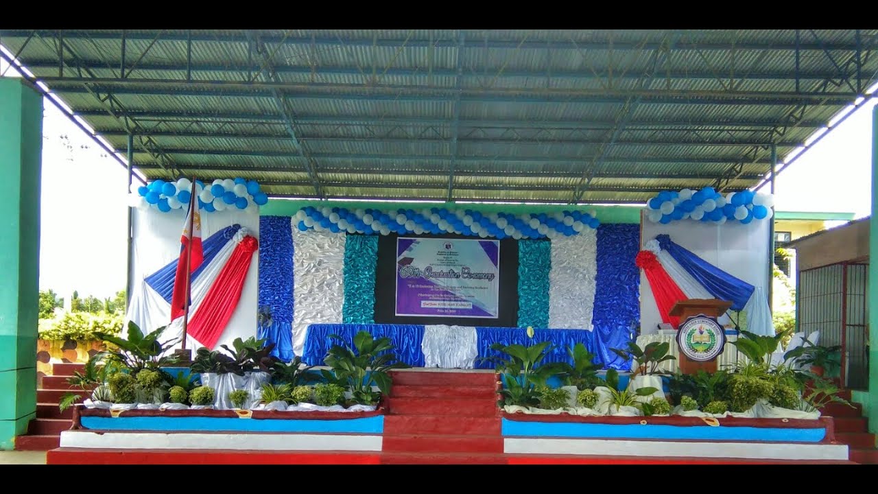 Simple Stage Decoration Graduation Design | NIES BATCH 2021-2022 ...