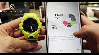 UNBOXING G-SHOCK BLUETOOTH GBA800 STEP TRACKER FITNESS WATCH GBA800-9A screenshot 5