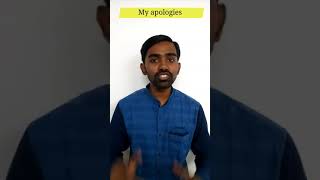 Other ways to say, Sorry | English Everyday - Long Long Ago Raja