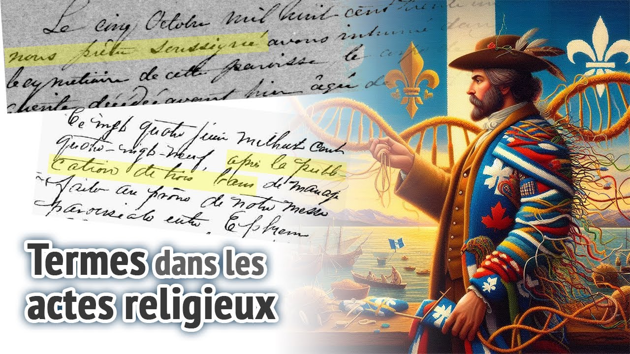 Terminologie dans les actes d'église