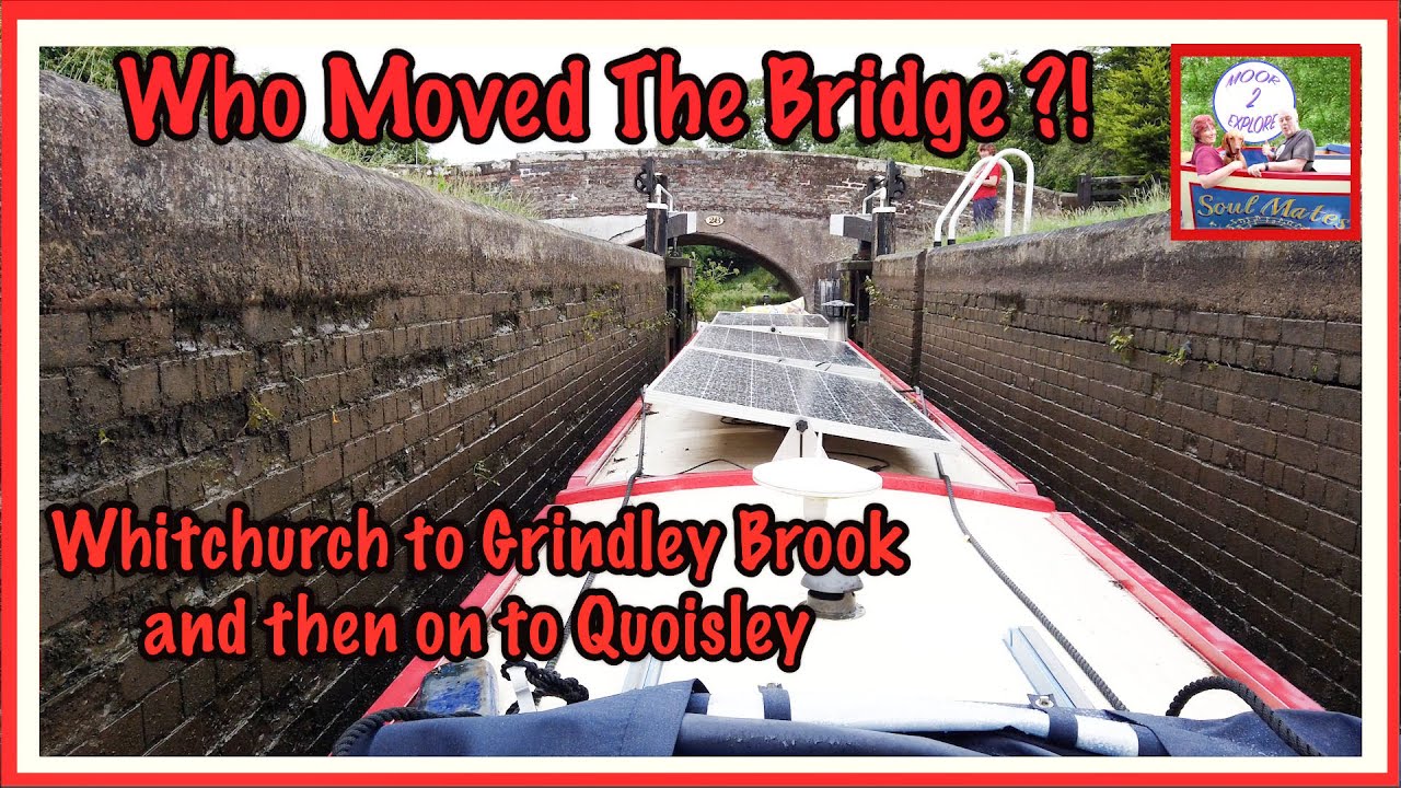 101. Whitchurch to Grindley Brook and on to Quoisley on the Lovely Llangollen Canal