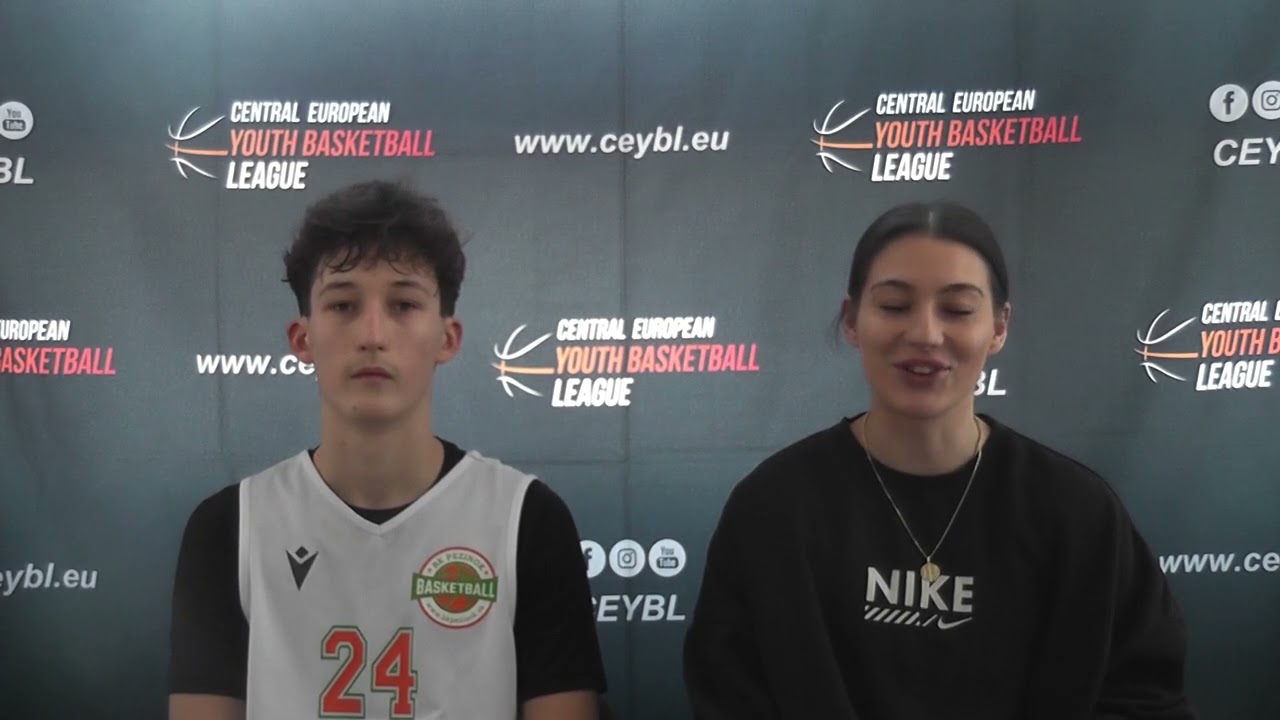 CEYBL U16, 18. 1. 2026, PRESS conference, BK Pezinok - Dynamo Bratislava