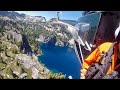 Police Helicopter Rescue From Remote Lake