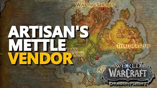 Artisan's Mettle Vendor Location WoW