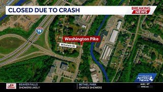 PennDOT: Portion of Allegheny County road closed due to crash