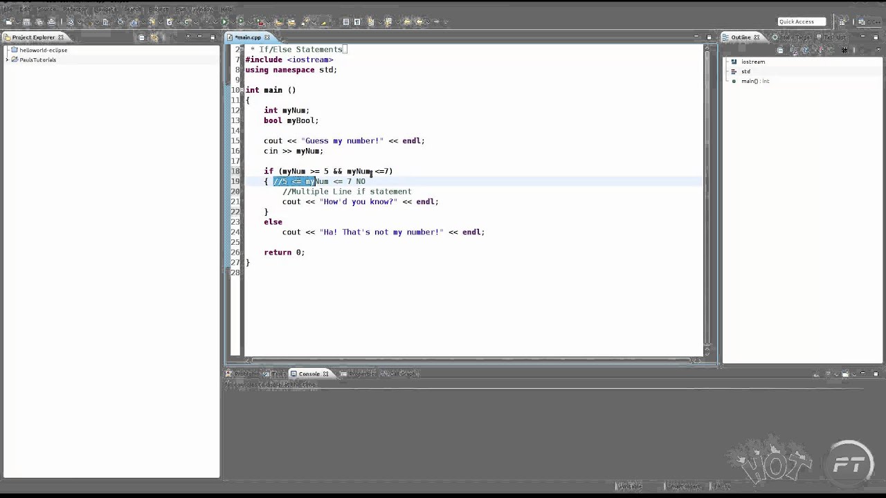 Lesson 1-2: If/Else Statements - YouTube