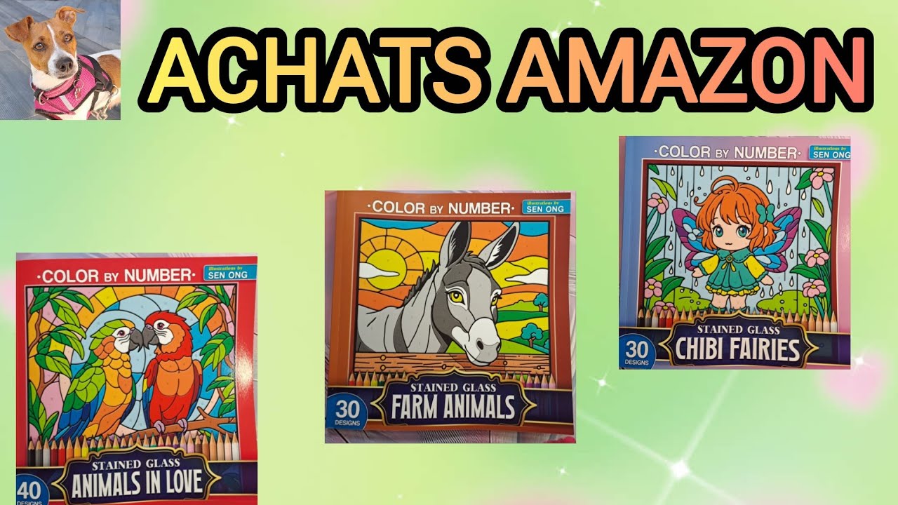ACHATS AMAZON- COLORIAGE #coloriage #plaisir #pourtoi #pourtous 