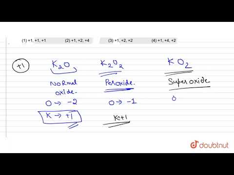 Vídeo: Com equilibres K o2 k2o?