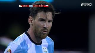 리오넬 메시 vs 칠레 코파 아메리카 결승 Lionel Messi vs Chile Copa America Final 2016 HD 1080i