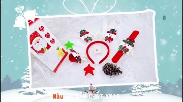Đồng giá 39k| Cài Noel giáng sinh sừng tuần lộc lò xo người tuyết có đèn dễ thương