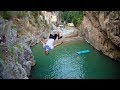 Cliff jumping en italy avec mike posner i took a pill in ibiza