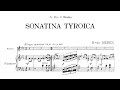 Capture de la vidéo Bernard Van Dieren – Sonatina Tyroica, For Violin And Piano