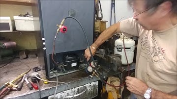 Vervangen van een R600-compressor - JDNel Refrigeration