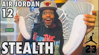 🔥FIRE🔥Air Jordan 12 Stealth (Cool Grey)! Detailed Review & On Feet
