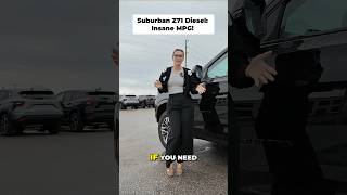 Z71 Diesel: Insane Fuel Economy in a Big SUV! #shorts