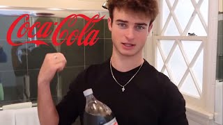 DIET COKE MENTOS BATH CHALLENGE