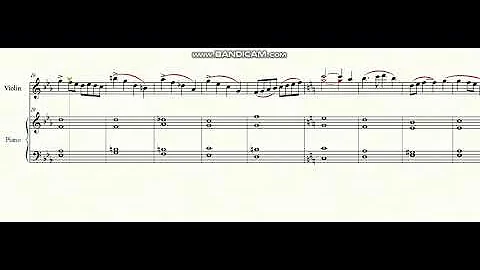 composicion para violin