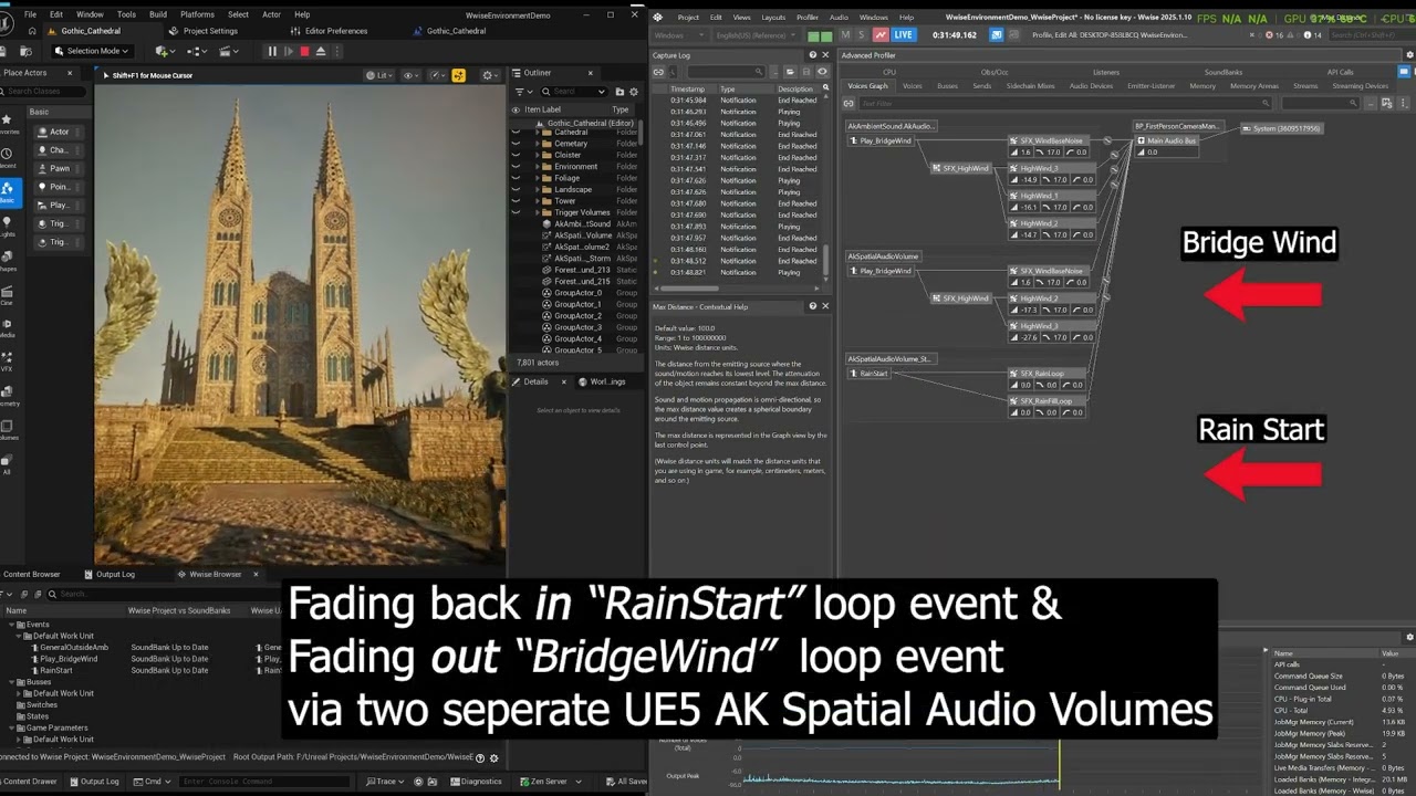 GOTHIC CATHEDRAL Audio Environment | Wwise Demo - Update 1