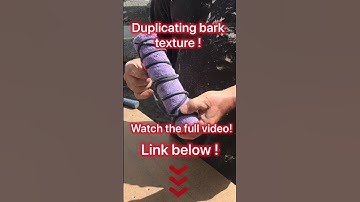 #shorts How to create a bark texture roller using readily available materials!#barktextureroller