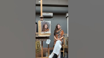 Alla prima portrait step by step #painting #portrait #art #allaprima