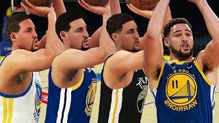 Klay Thompson - 3 Point Rating & Jumpshot Animation (NBA 2K13-NBA 2K19)