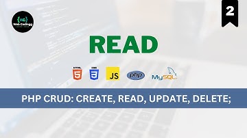PHP CRUD Operation Tutorial: How to Read (Display) Records In HTML Tables Using PHP MySQL - Part 2